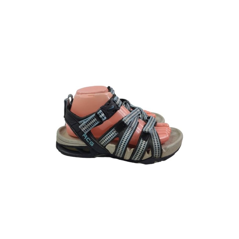 Nike ACG Women's Blue Black Buckle Strappy Outdoor Athletic Sandal Size 7